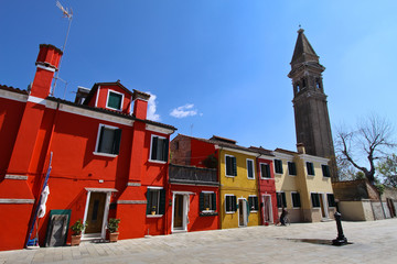 Fototapeta premium les couleurs de burano à venise