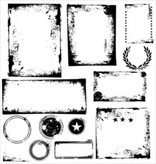 Grunge Frames and Corners