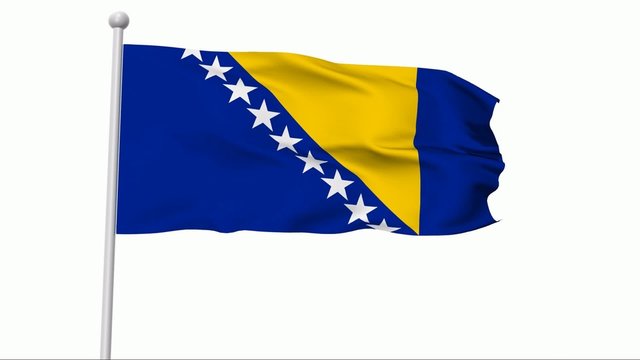 Fahne Bosnien und Herzegowina