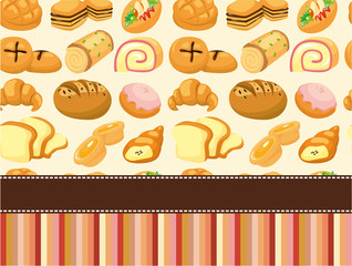 cartoon bread card