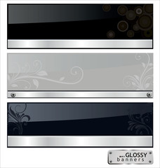 Glossy Banners