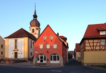 Fototapeta premium Katholische Kirche in Rödelsee