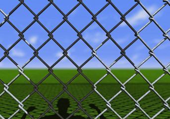 Naklejka premium watching the freedom