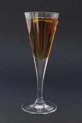 Copa de licor dulce