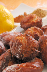 Fritters to be eaten traditionally during Lent season in Spain.