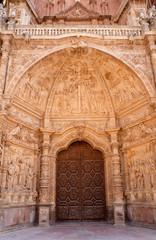 Fototapeta na wymiar Portal of the Cathedral, Astorga