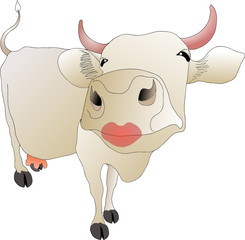 Веселая корова