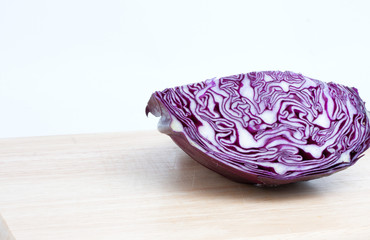 cabbage isolated on white