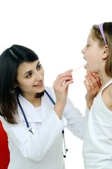 Doctor assessing patient