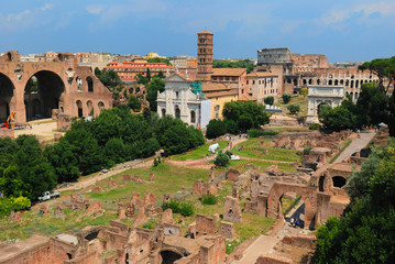 Roman ruins in Italy - 31934456