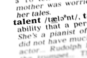 talent (the dictionary project)