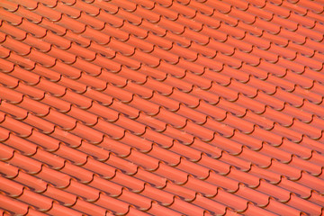 Pattern of red roof