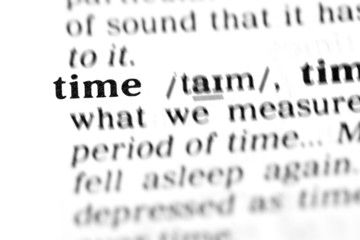 time (the dictionary project)