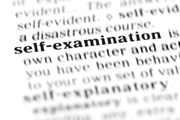 Fototapeta premium self - examination (the dictionary project)