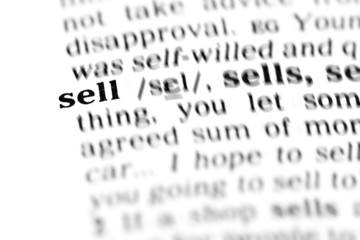 sell (the dictionary project)