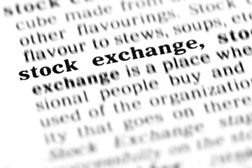 stock exchange  (the dictionary project)