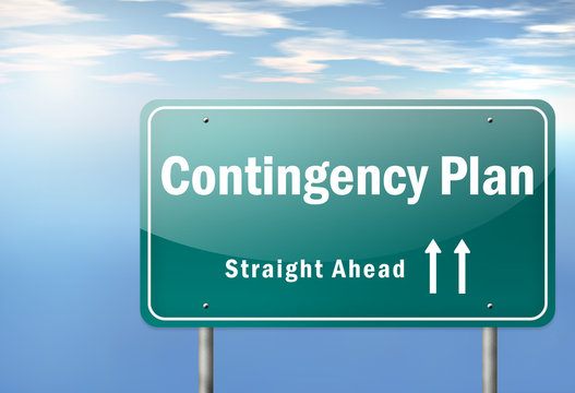Highway Signpost "Contingency Plan"