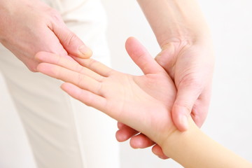 Fototapeta na wymiar masaż dłoni
