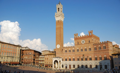 Obraz premium Siena. Piazza del Campo.