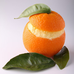 orange givrée