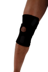 Young male leg, African American