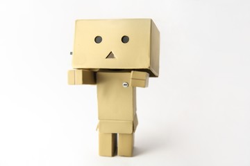 Bonhomme en carton mignon