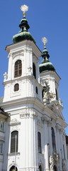 Fototapeta na wymiar Mariahilf-Kirche in der Grazer Innenstadt