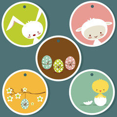 Cute easter tags, with place for your text