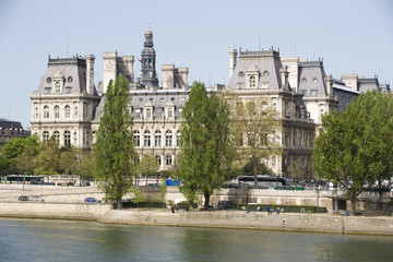 Fototapeta na wymiar Hôtel de ville, Paris, France