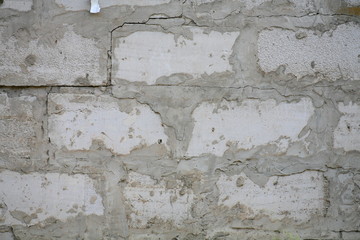 White Brick Wall Background
