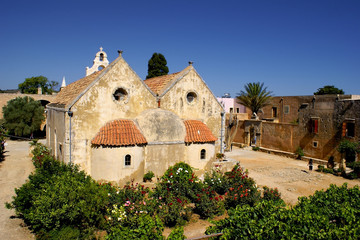 Fototapeta na wymiar Klasztor Moni Arkadiou w Kreta, Grecja