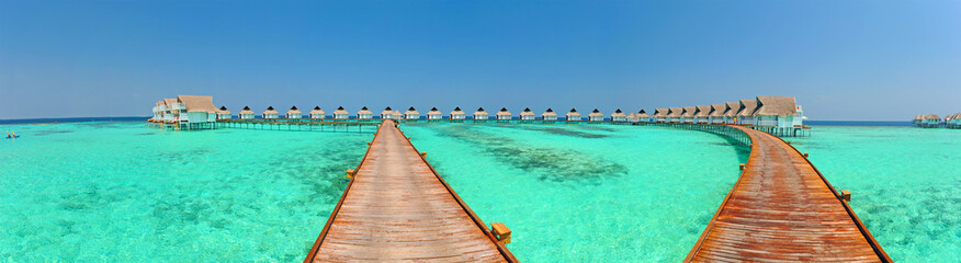 Maldive water villa - bungalows Panorama