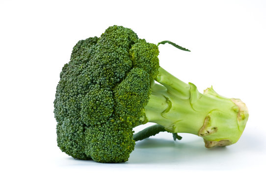 Broccoli On The White Background