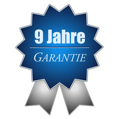Garantiesiegel 9 Jahre