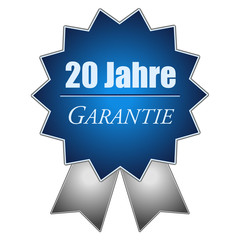 Garantiesiegel 20 Jahre