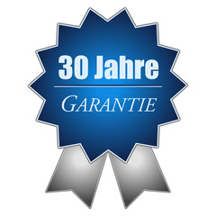 Garantiesiegel 30 Jahre