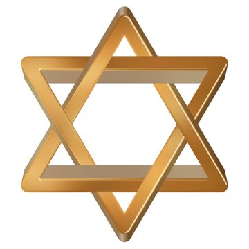 Gold Star Of David