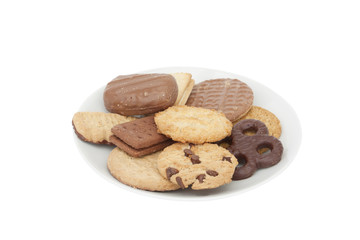 Plate of biscuits