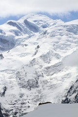 Fototapeta na wymiar Mont Blanc lodowce
