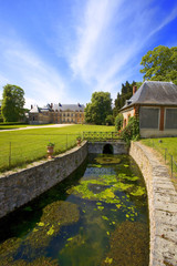 Fototapeta na wymiar Francja, 91, Isle of France: Chateau de Courson