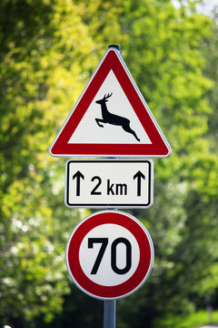 Wildwechsel - Schild