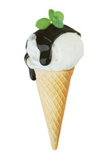 Ice Cream isolated on white