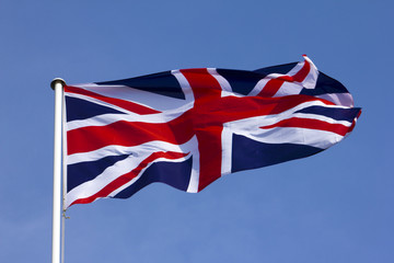 Union Jack on summer's day