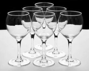 empty glasses