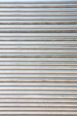 Obraz premium worn metal garage door gate store roller shutter