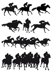 horse-race - obrazy, fototapety, plakaty