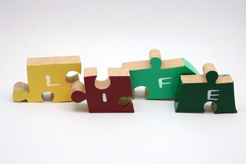 Try to fit the pieces of life together