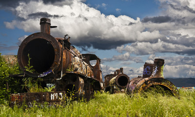 Locomotoras abandonadas