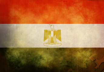 Grunge Egyptian Flag