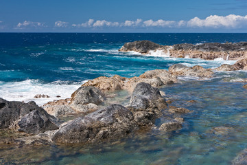côte sauvage du sud de l'île de la Réunion